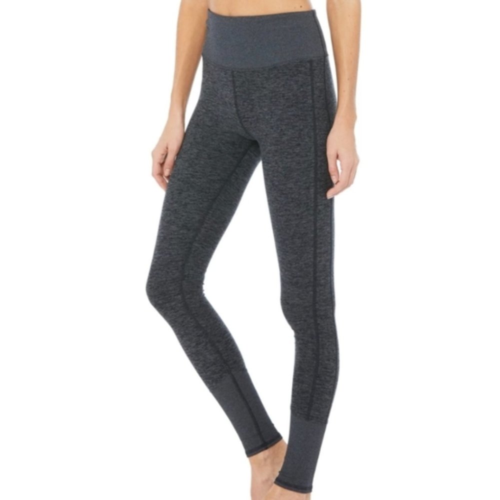 ALO High Waist Lounge Leggings Dark Gray